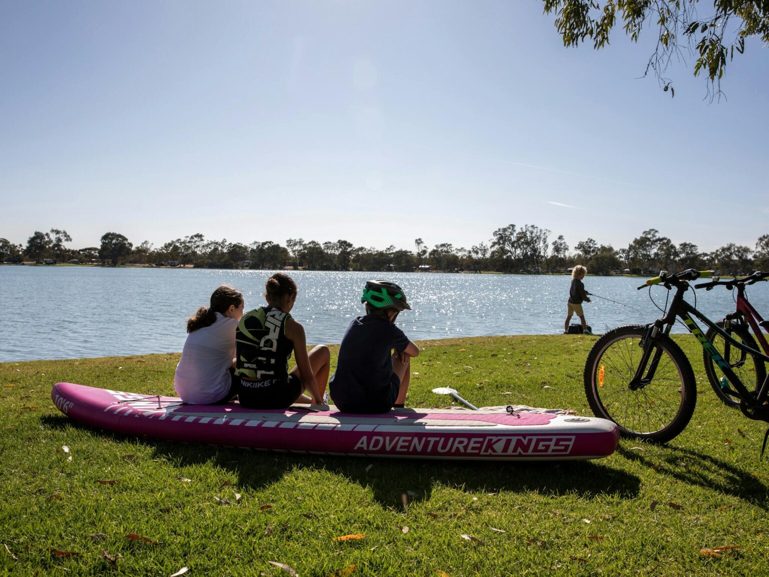 Fishing at Lake Lascelles