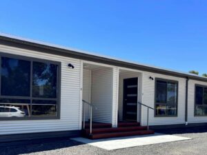 Exterior of new cabins