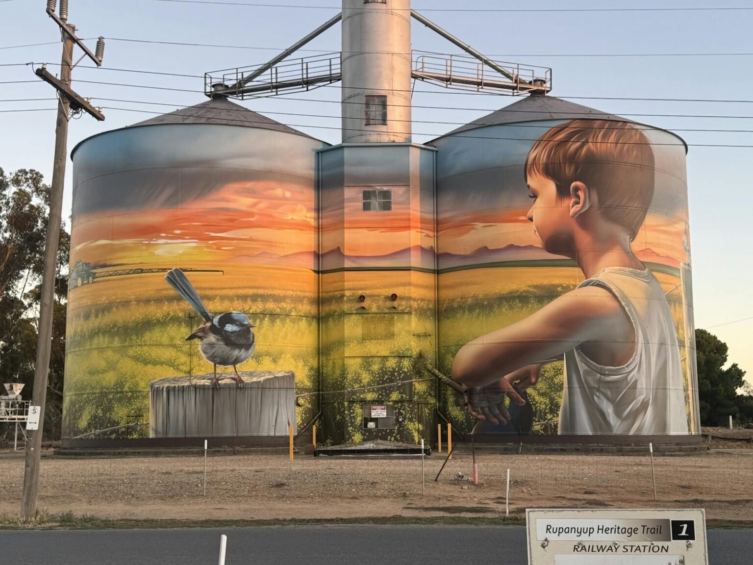 Rupanyup silo art Rupanyup silo art
