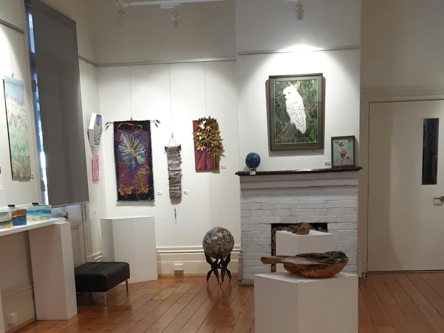 Paintings on display at the gallery