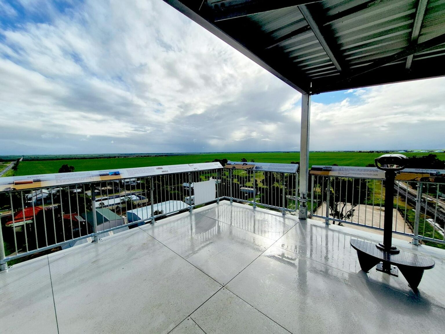 Rainbow Silo viewing platform