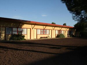 Exterior of a motel