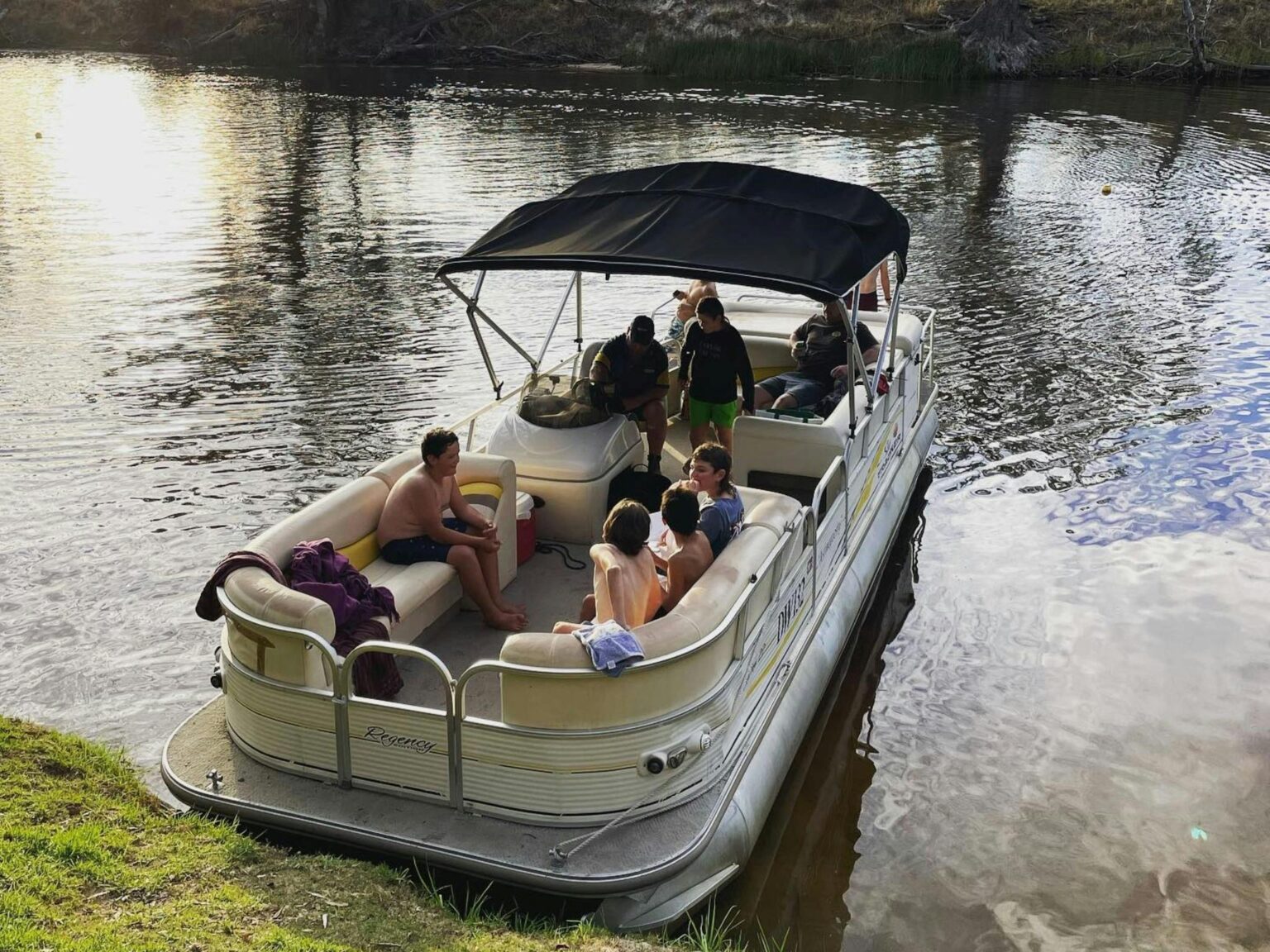 boat on river