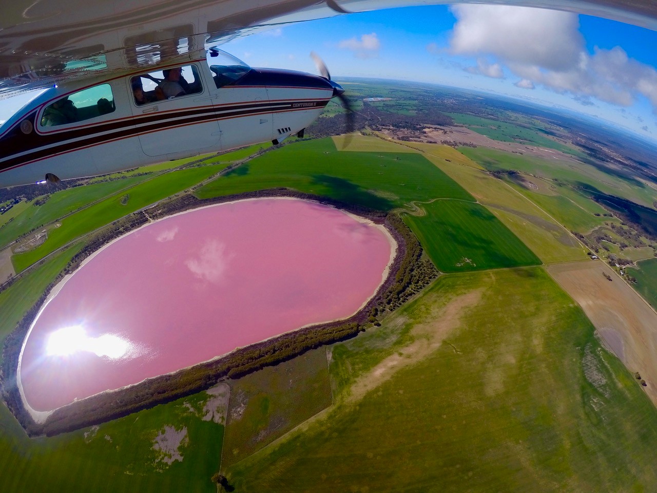 A Kube Pink Lake