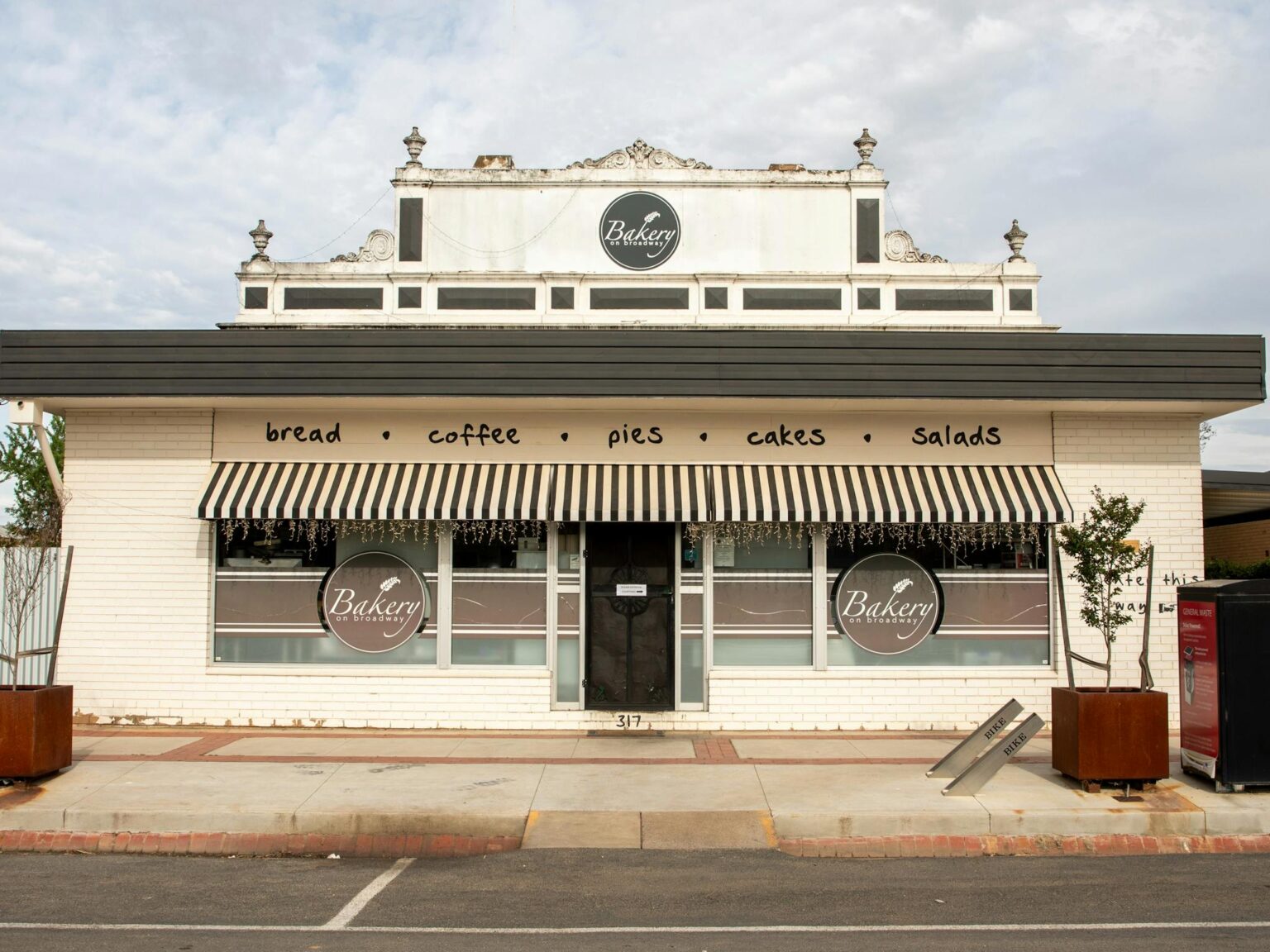 Shopfront of Bakery on Broadway