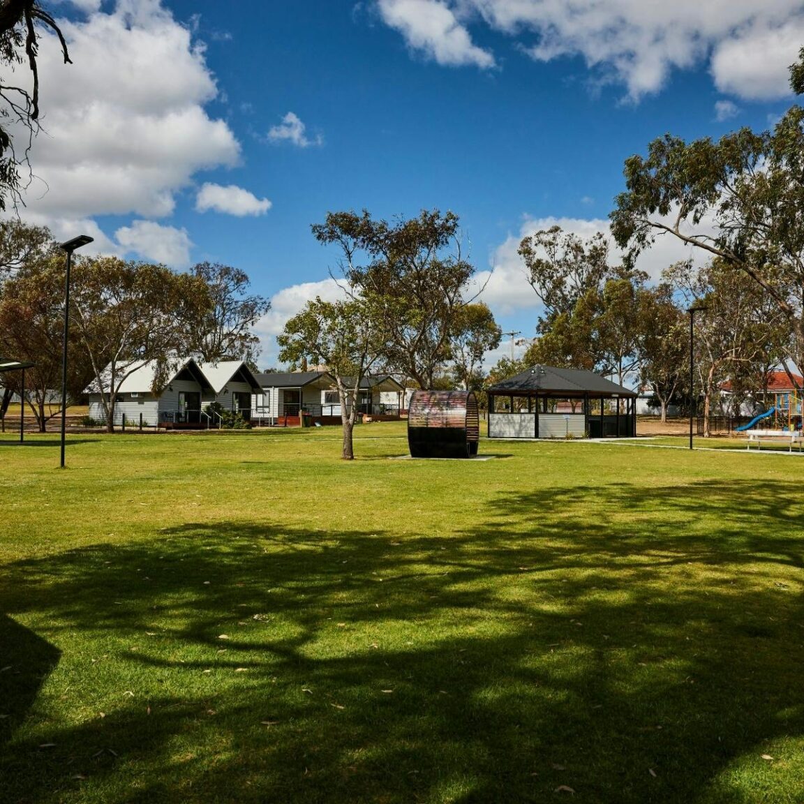 lawn with picnic seating