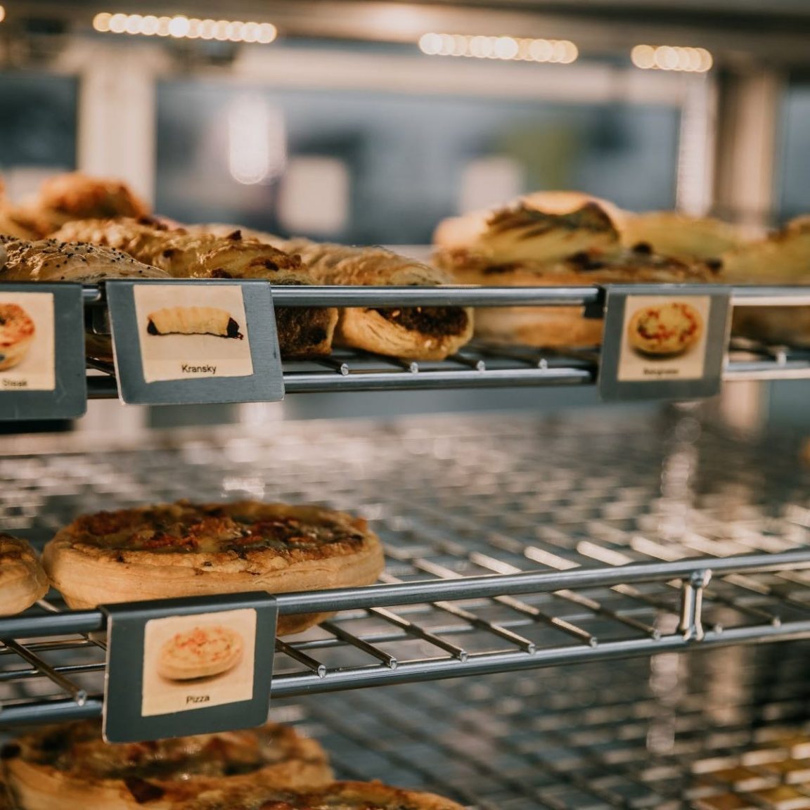 Selection of pies and pastries