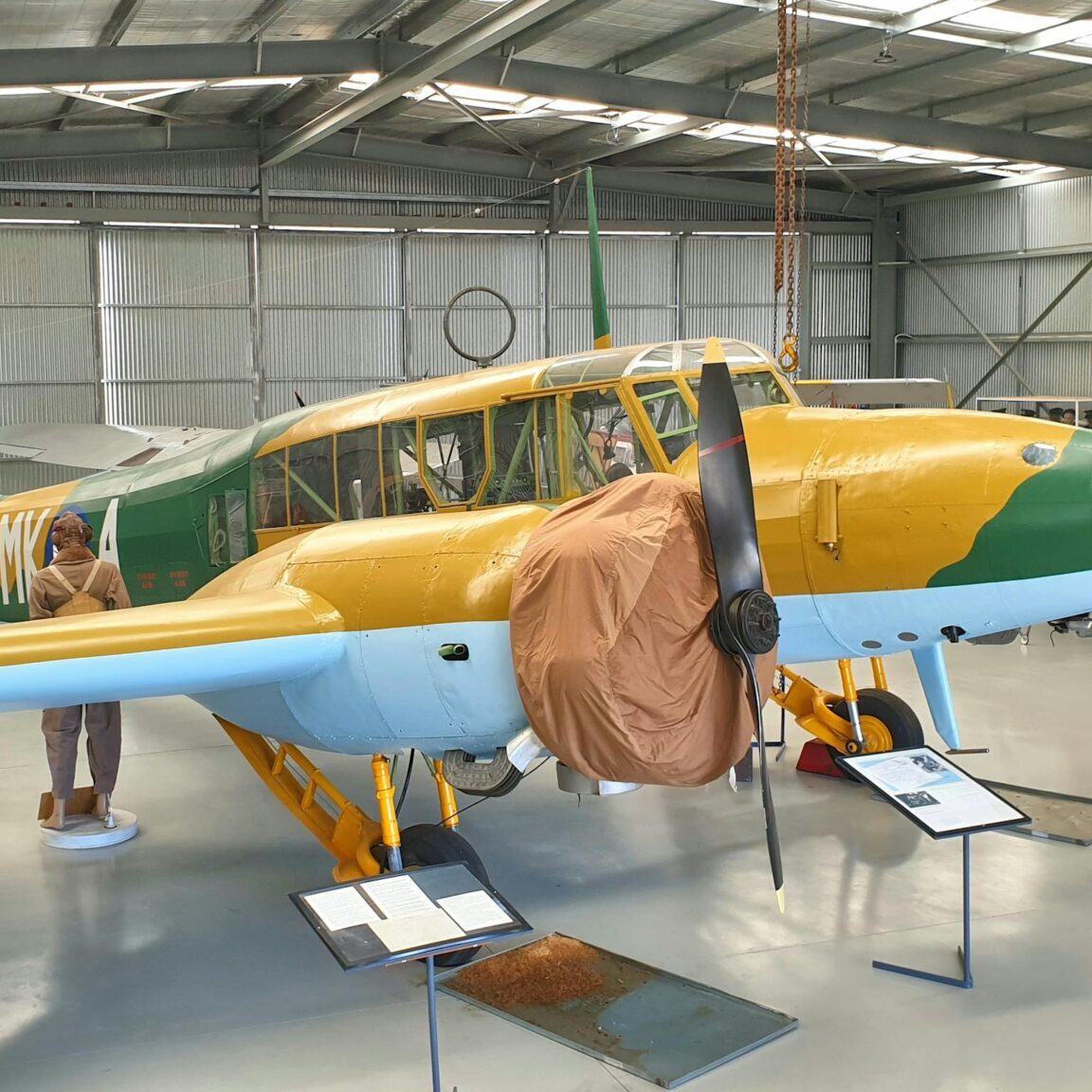 Local volunteers have spent 10 years restoring this Avro Anson  from original  parts.