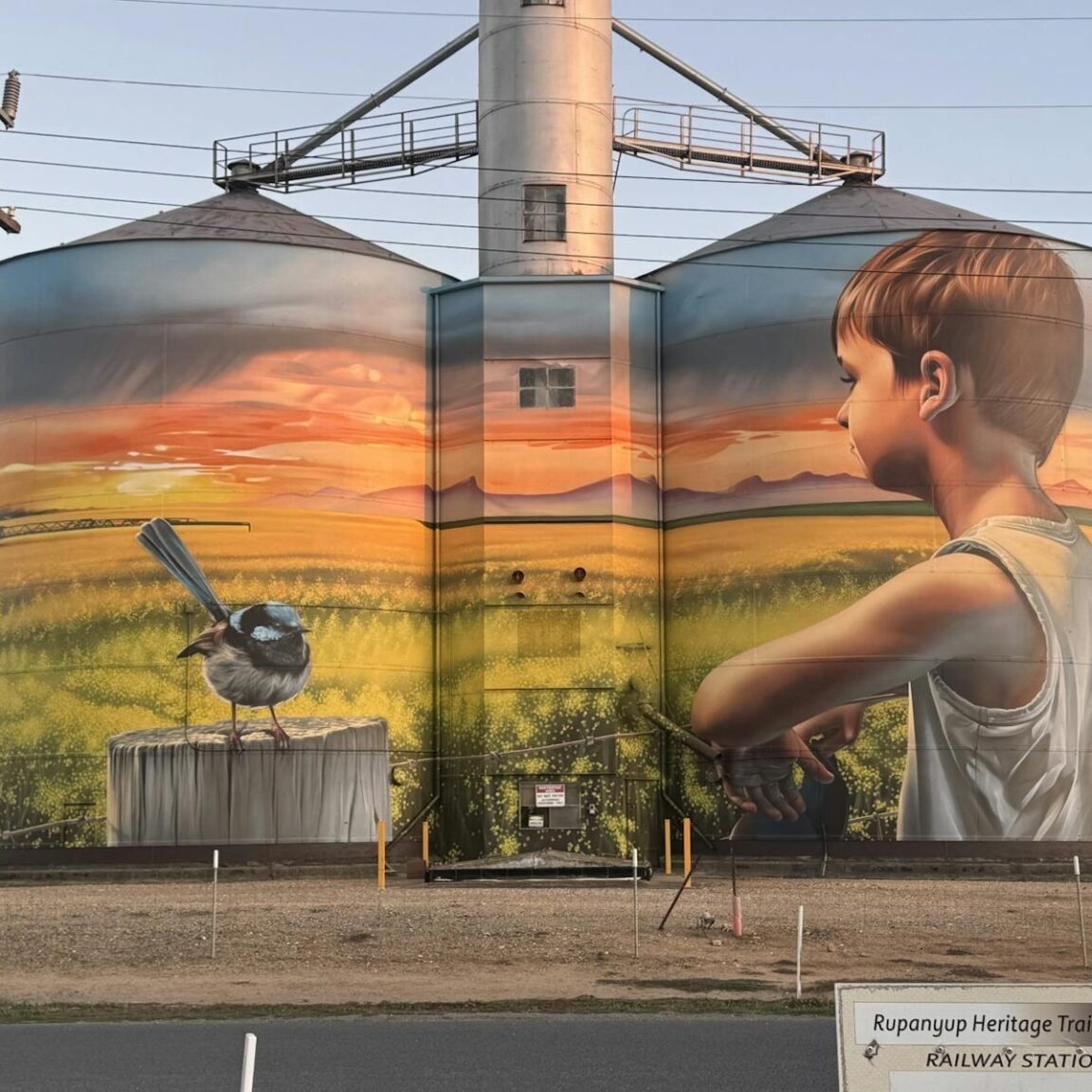 Rupanyup silo art