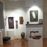 Paintings on display at the gallery