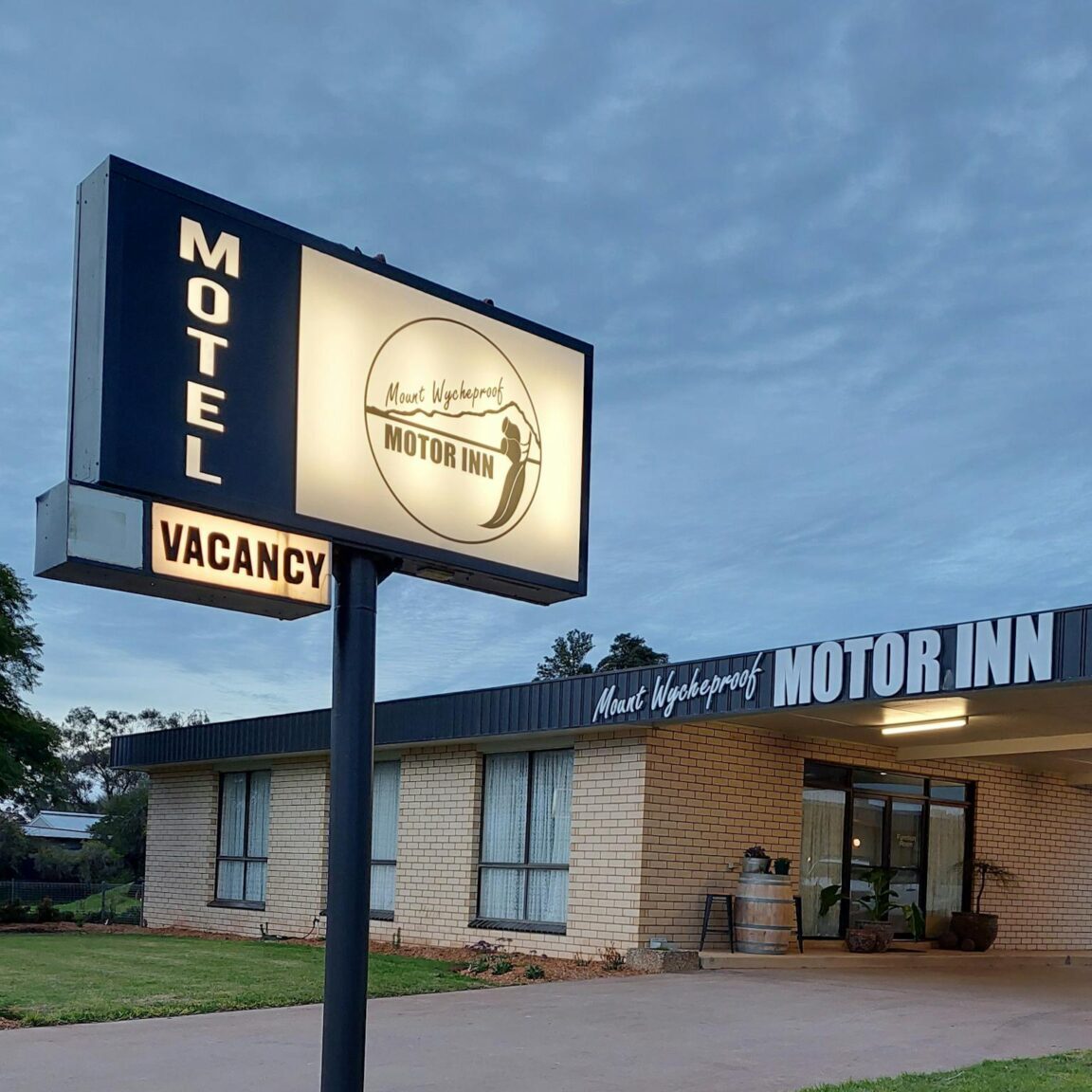 Front of Motel