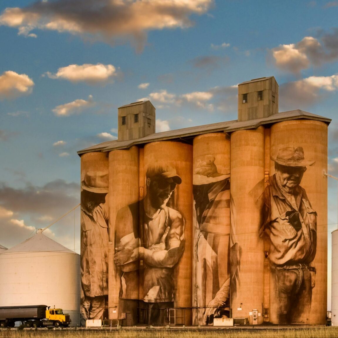 Photo of Brim Art Silo at Sunset