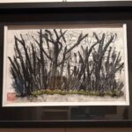 Framed painting