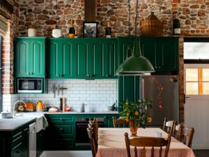 Modern Rustic Kitchen catering for large groups